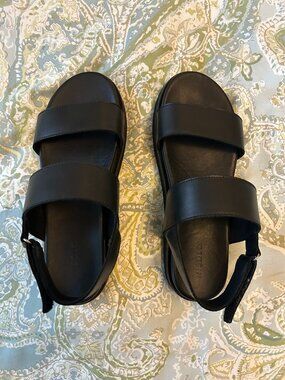 Nisolo Go-To Flatform Sandal 2.0 Black/Black